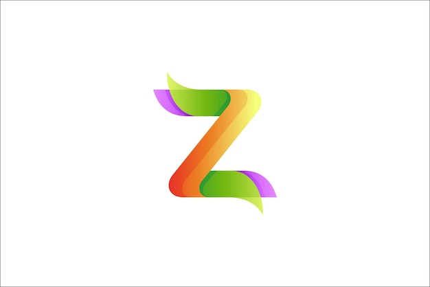 Leaf letter z creatief logo