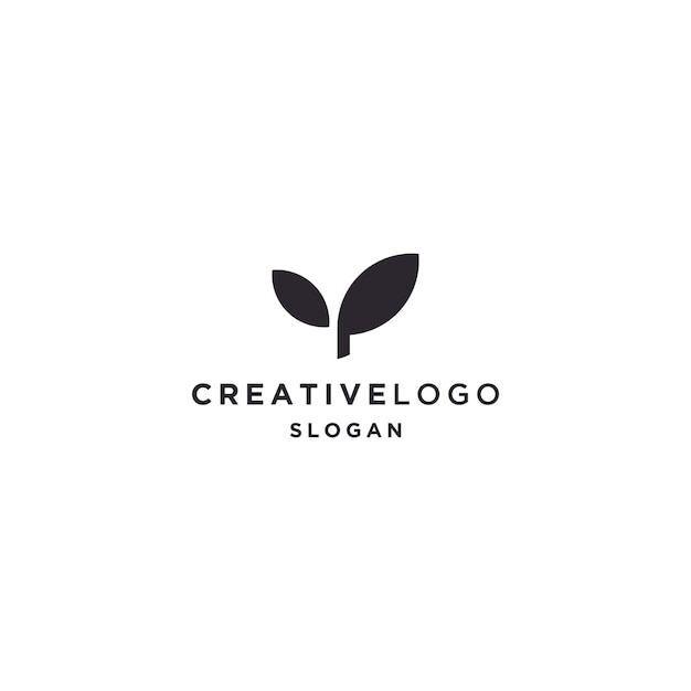 Leaf logo icon design template vector illustration