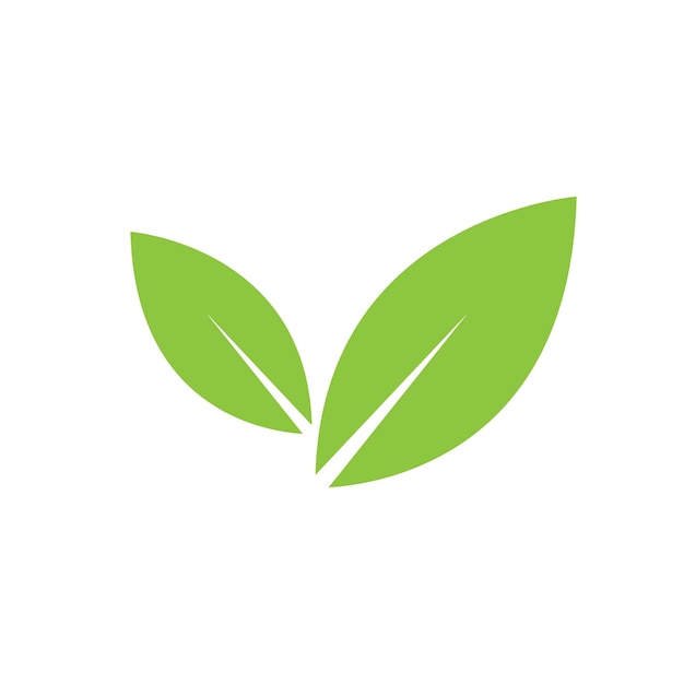 Leaf logo icon vector design template