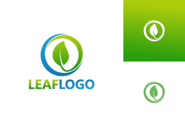 leaf logo logo template design vector, emblem, design concept, creative symbol, icon