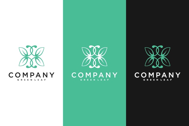 Vector leaf logo luxury logo logo inspiration for your business