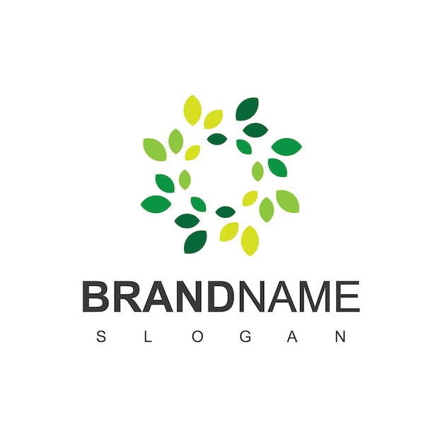 Leaf Logo, Spa, Schoonheidssalon, Decoratie, Boutique Logo Design Template
