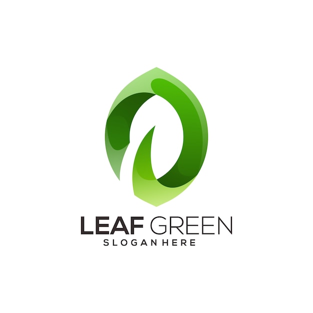 Leaf logo template