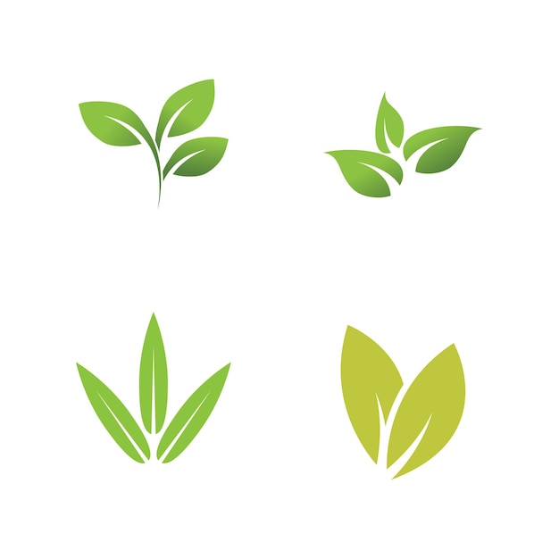 Leaf logo vector sjabloon element symbool ontwerp