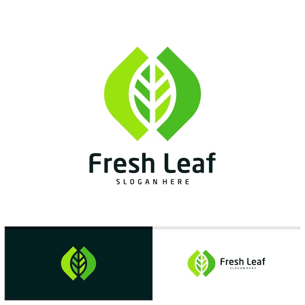 Leaf logo vector template Creative Leaf logo design concepts