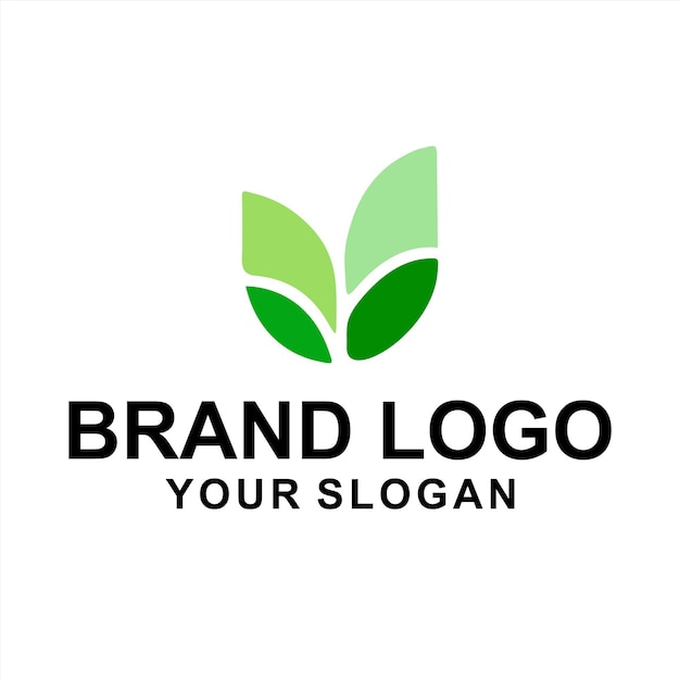 Leaf logo vector