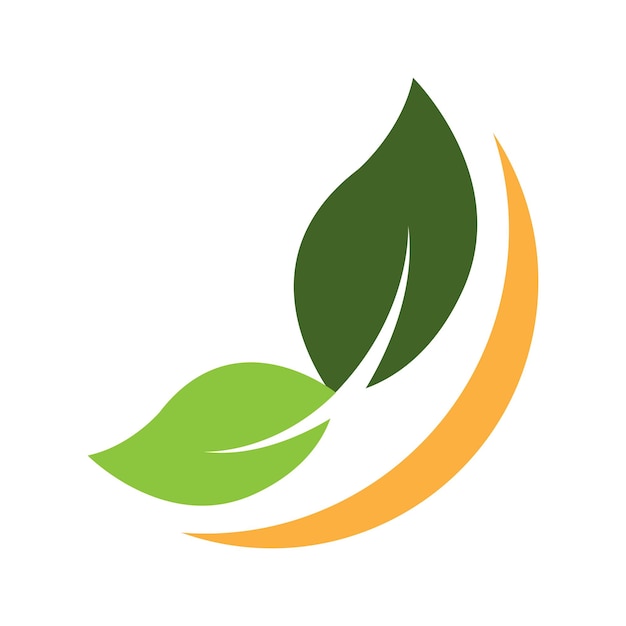 Vector leaf logo