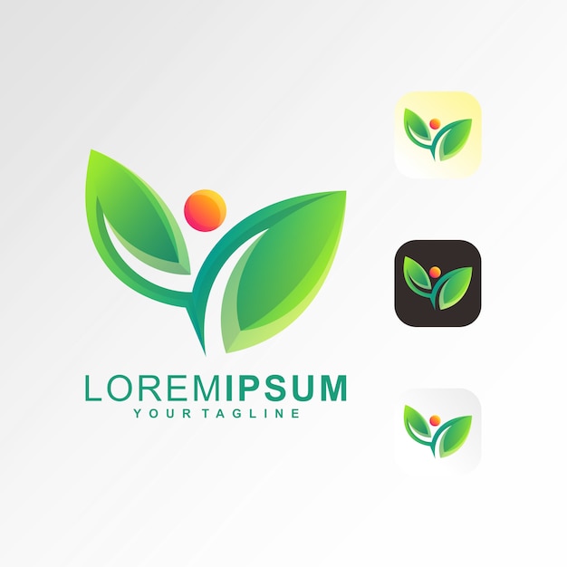 leaf logotype