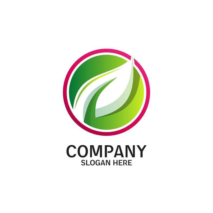 Leaf nature logo design