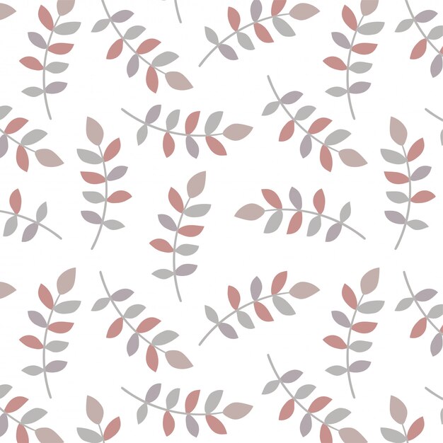 Vector leaf pattern design