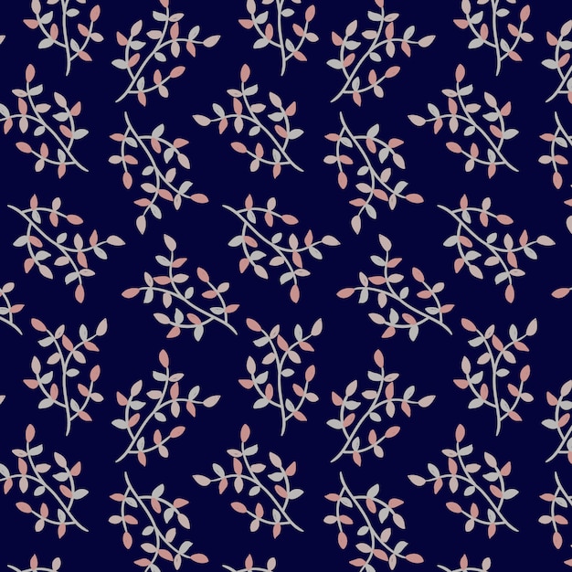 Vector leaf pattern design