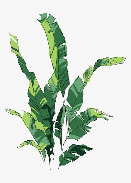 葉 植物 緑 自然 ベクター 背景 イラスト デザイン パターン 花 木 葉 枝