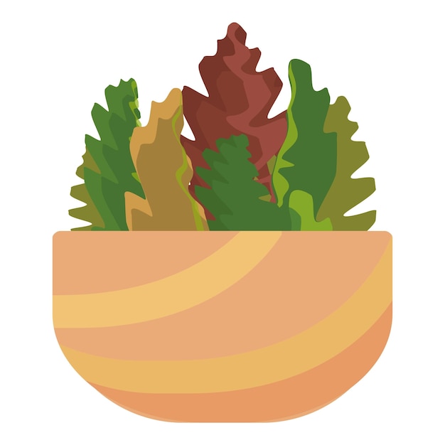 Leaf plant pot icon cartoon vector workplace residence