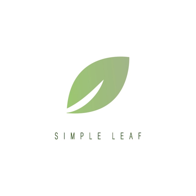 Vector leaf's logo icon vector illustration template design