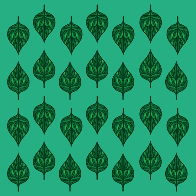 Leaf seamless pattern