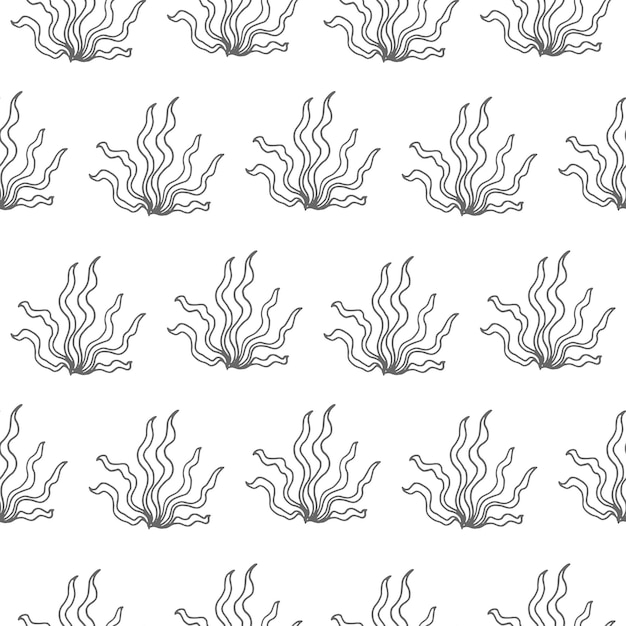 Leaf seamless vector pattern