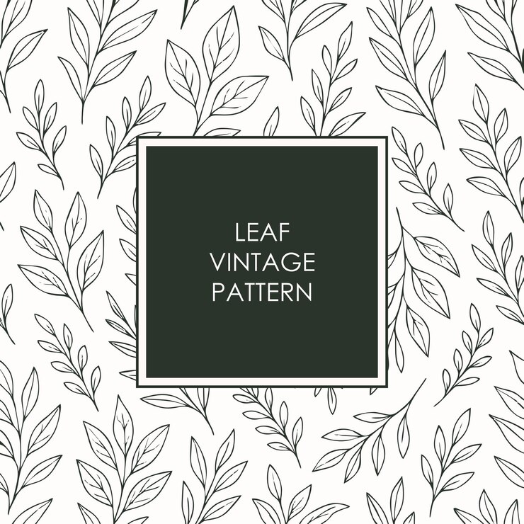 Leaf Vintage Pattern Design