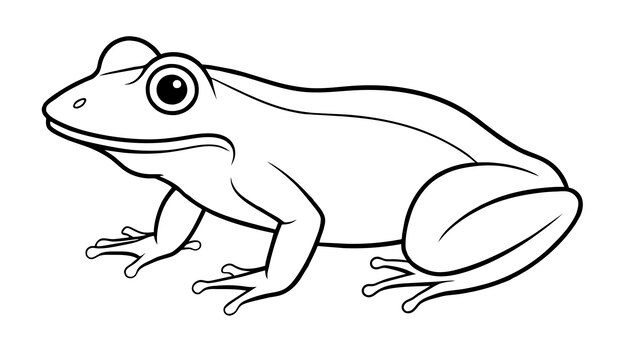 Vector leap into design captivating frog vector illustration