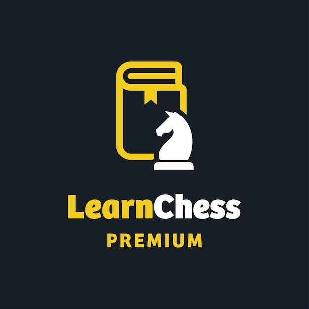 Vector learn chess logo