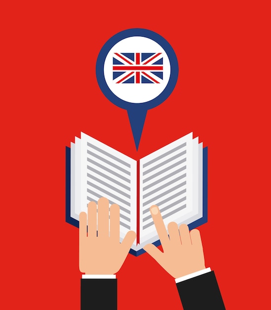 Learn english study icon