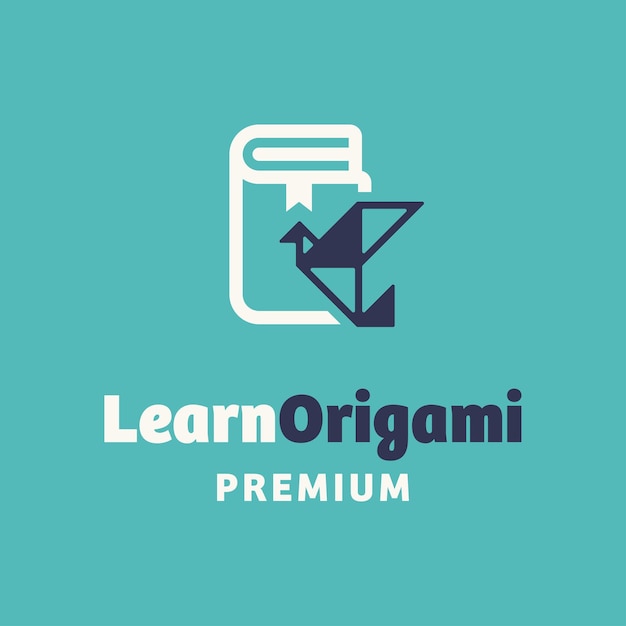 Vector learn origami logo