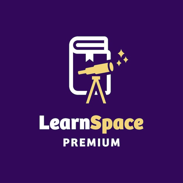 Vector learn space logo