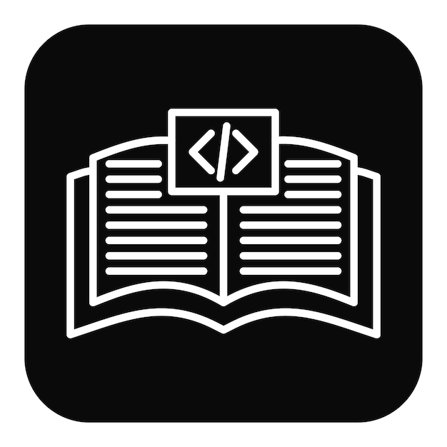 Learn To Code vector icon Kan worden gebruikt voor No Code iconset