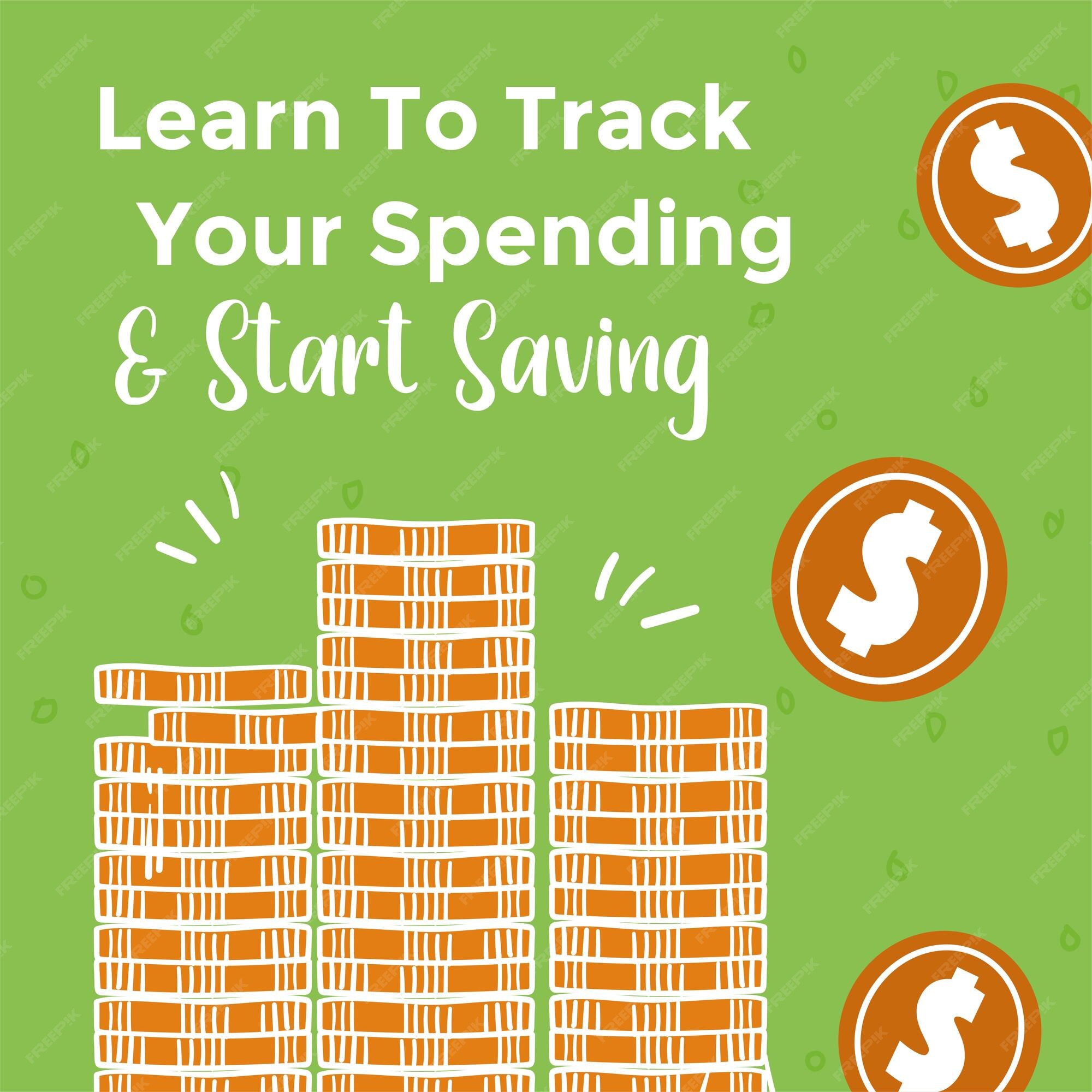 premium-vector-learn-to-track-your-spending-and-start-saving