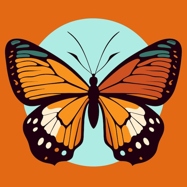 Вектор Изучайте приключения с помощью увлекательных схем бабочек