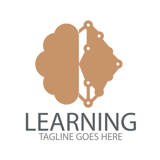 Вектор Логотип обучения