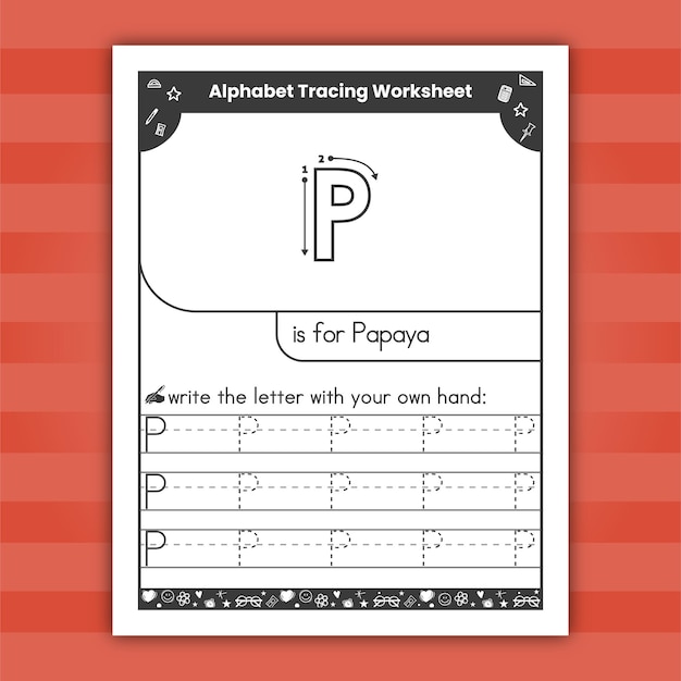 Learning materials preschool worksheets - uppercase