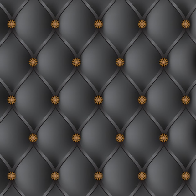 Leather black background with orange circle points