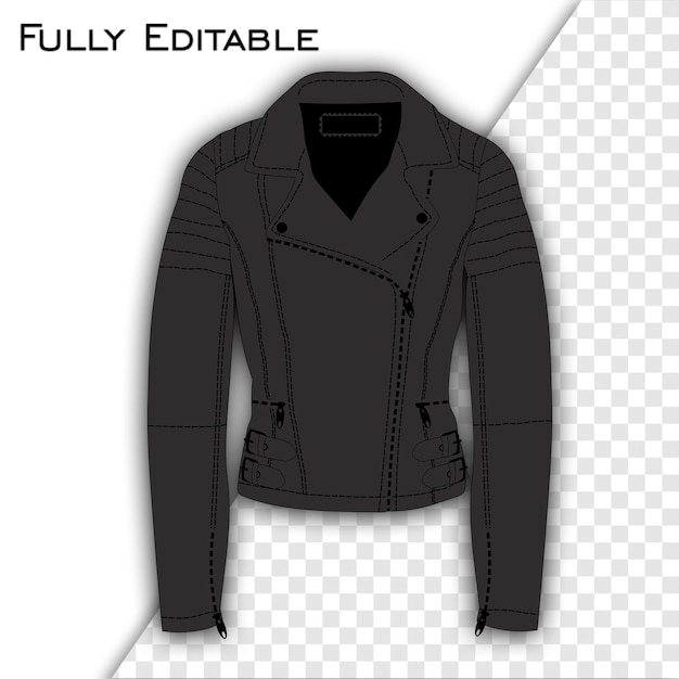 Vector leather jacket vector