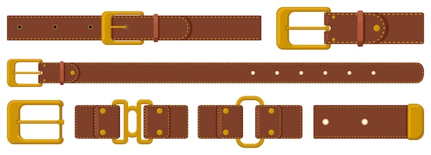 Vector leather strapping