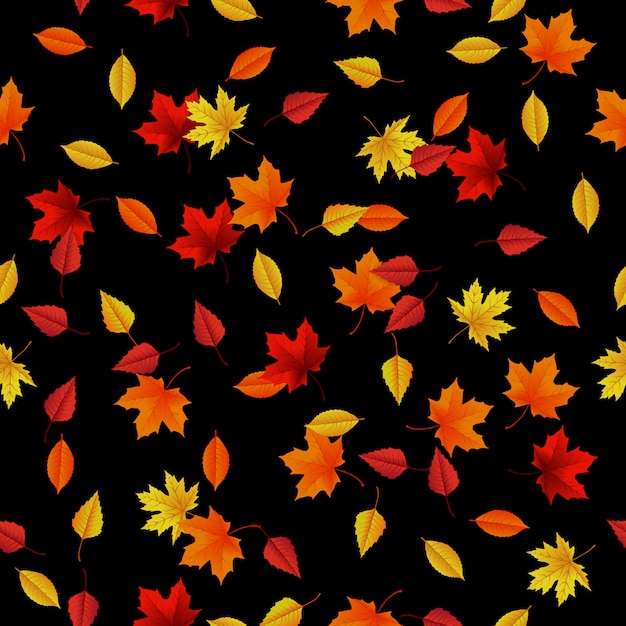 Leaves autumn background