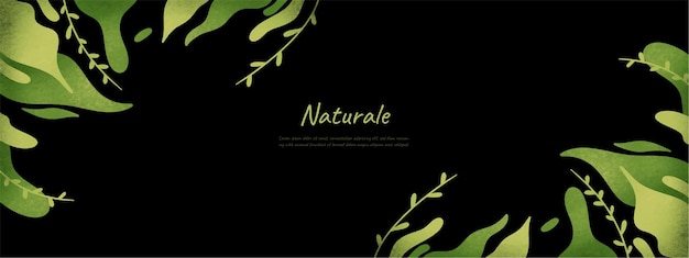 Leaves bakground design vector for ecology