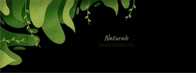 Leaves bakground design vector for ecology