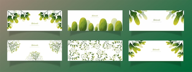 Leaves bakground design vector for ecology