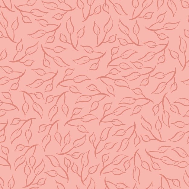 잎과 가지는 패턴을 반복합니다. 플로랄 패턴 디자인. 지문, 포장, 섬유에 적합