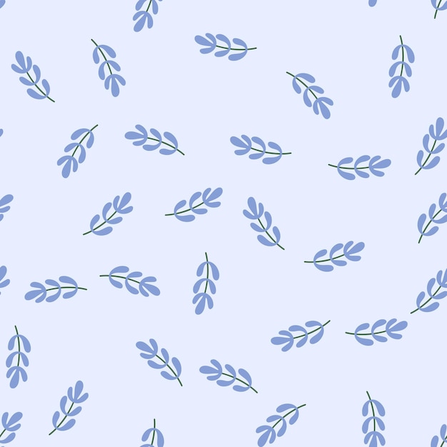 Leaves cute seamless pattern