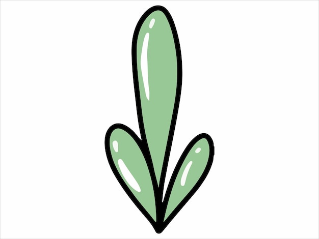 Leaves Icon Illustration