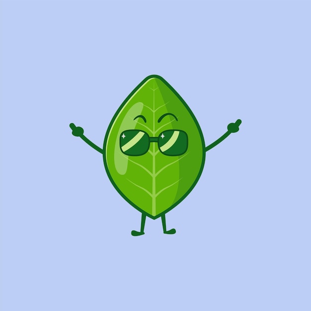 Leaves Icon mascot Color