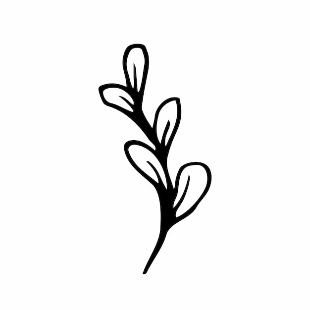 葉のアイコンを設定します。ロゴと自然のブランド アイデンティティのリーフ ベクター デザイン。