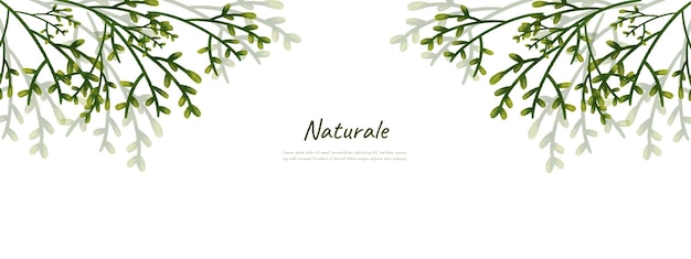 Leaves nature background design vector for ecology nature background