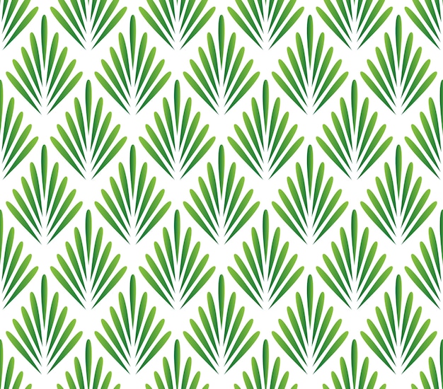 Vector leaves pattern seamless vector