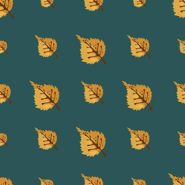 Vector leaves pattern