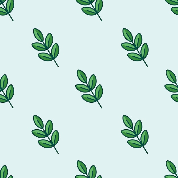 Leaves seamless pattern perfect for background, textile and website