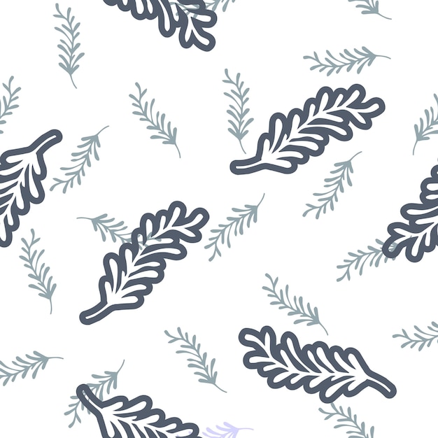 leaves seamless pattern for wallpaper printing textile and background