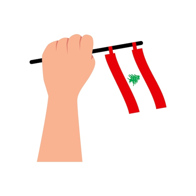 Вектор дизайна иллюстрации ко Дню независимости Ливана