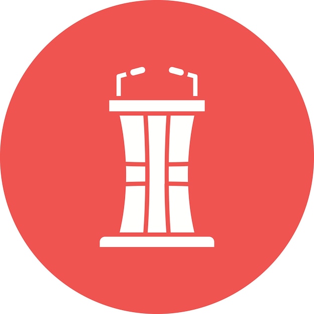 Lectern icon vector image Can be used for Diplomacy